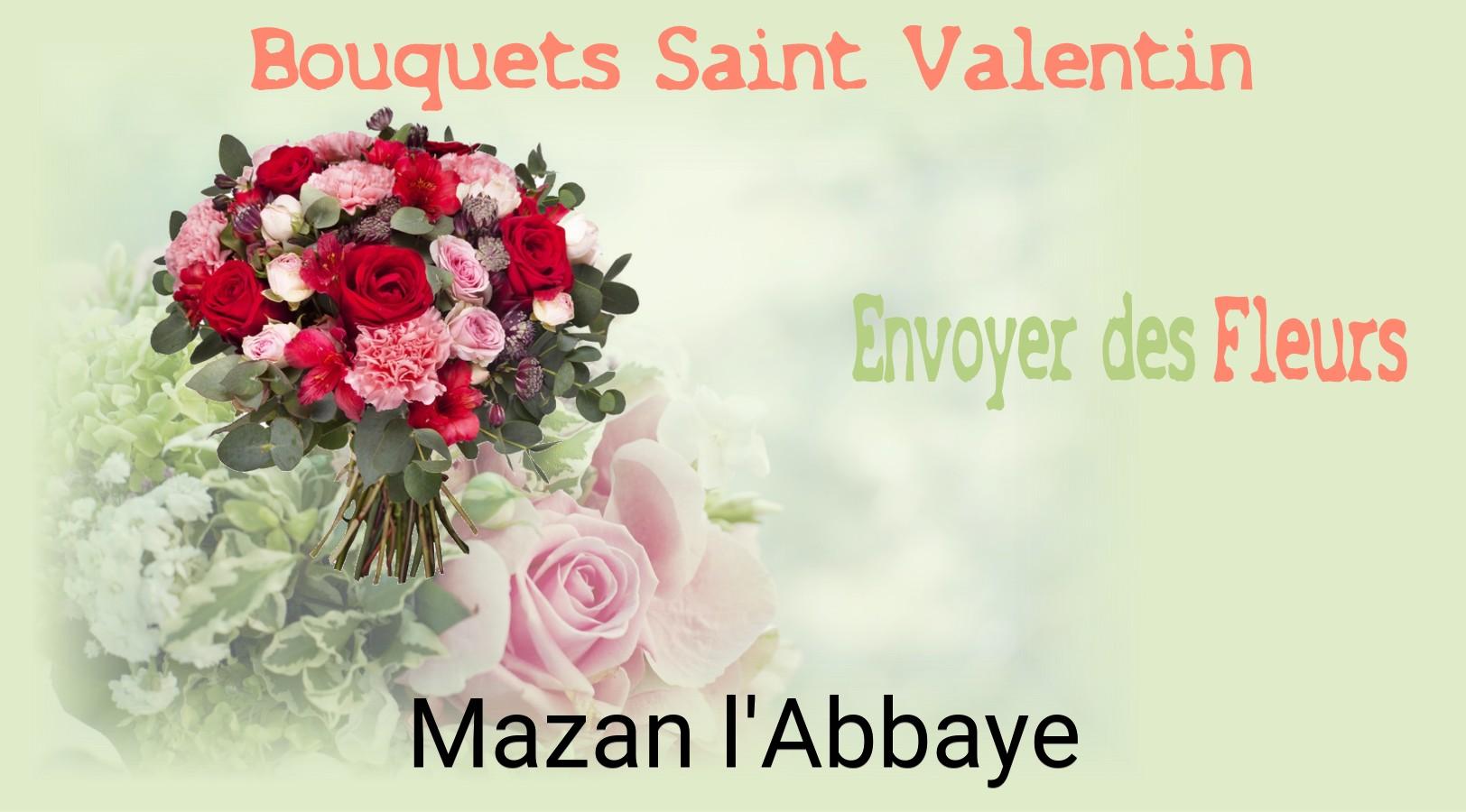 Roses de Saint-Valentin livrées à Mazan-l'Abbaye